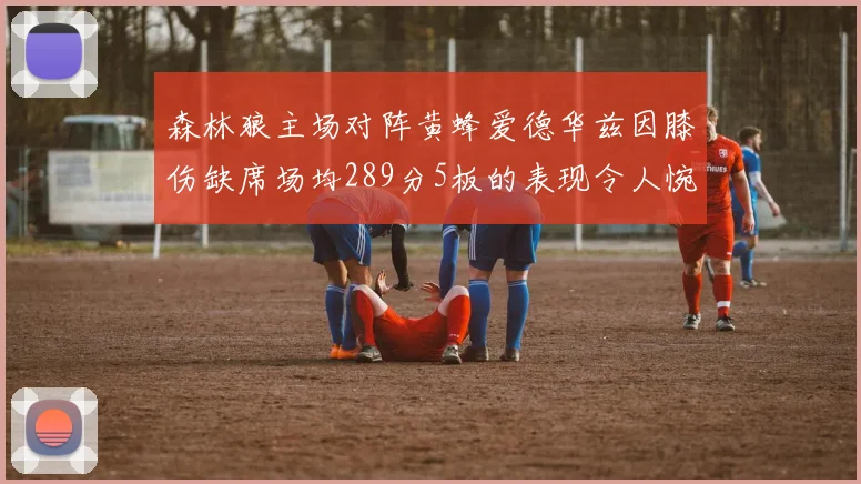森林狼主场对阵黄蜂爱德华兹因膝伤缺席场均289分5板的表现令人惋惜